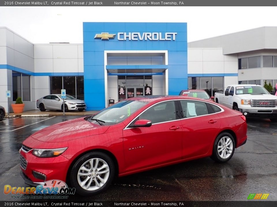 2016 Chevrolet Malibu LT Crystal Red Tintcoat / Jet Black Photo #1