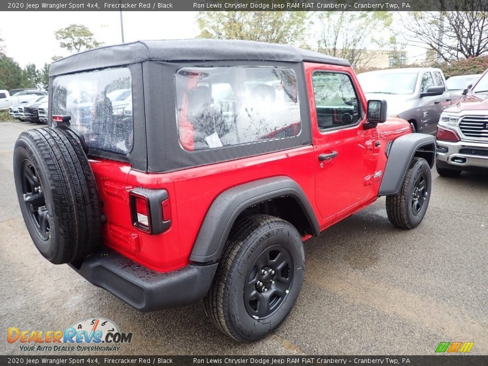 2020 Jeep Wrangler Sport 4x4 Firecracker Red / Black Photo #5