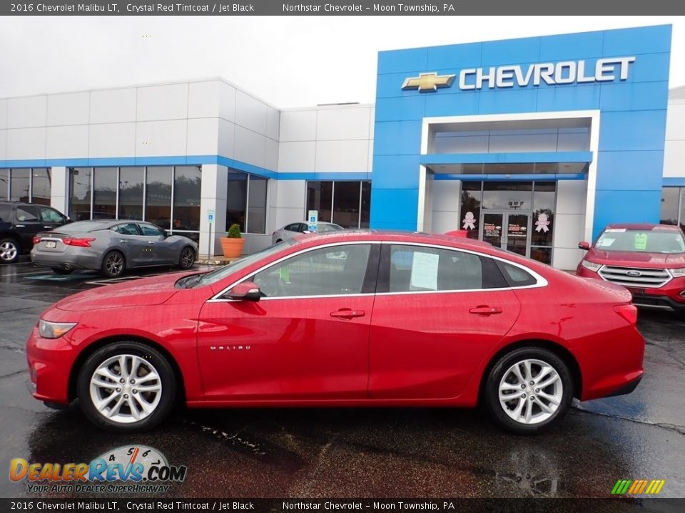 2016 Chevrolet Malibu LT Crystal Red Tintcoat / Jet Black Photo #3