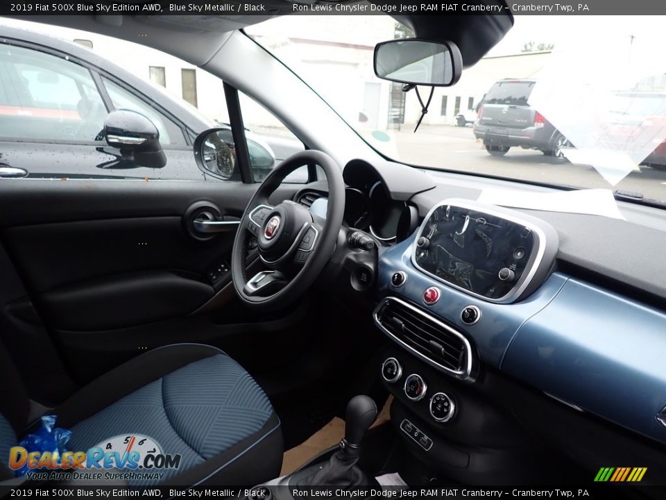 2019 Fiat 500X Blue Sky Edition AWD Blue Sky Metallic / Black Photo #8