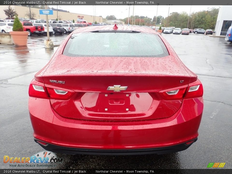 2016 Chevrolet Malibu LT Crystal Red Tintcoat / Jet Black Photo #6