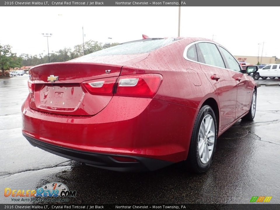 2016 Chevrolet Malibu LT Crystal Red Tintcoat / Jet Black Photo #8