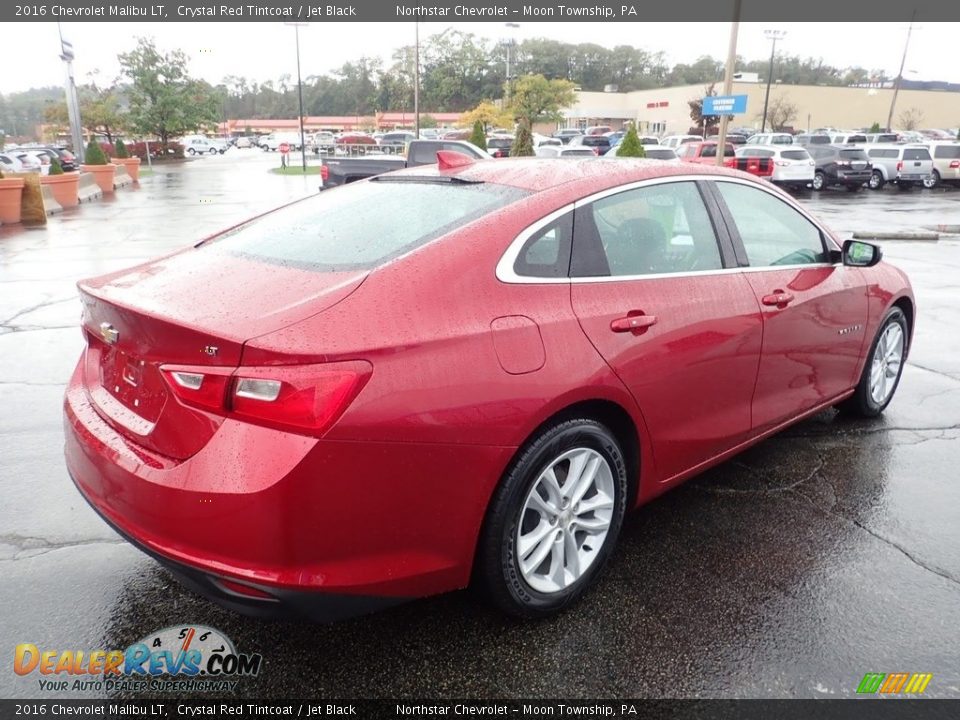 2016 Chevrolet Malibu LT Crystal Red Tintcoat / Jet Black Photo #9