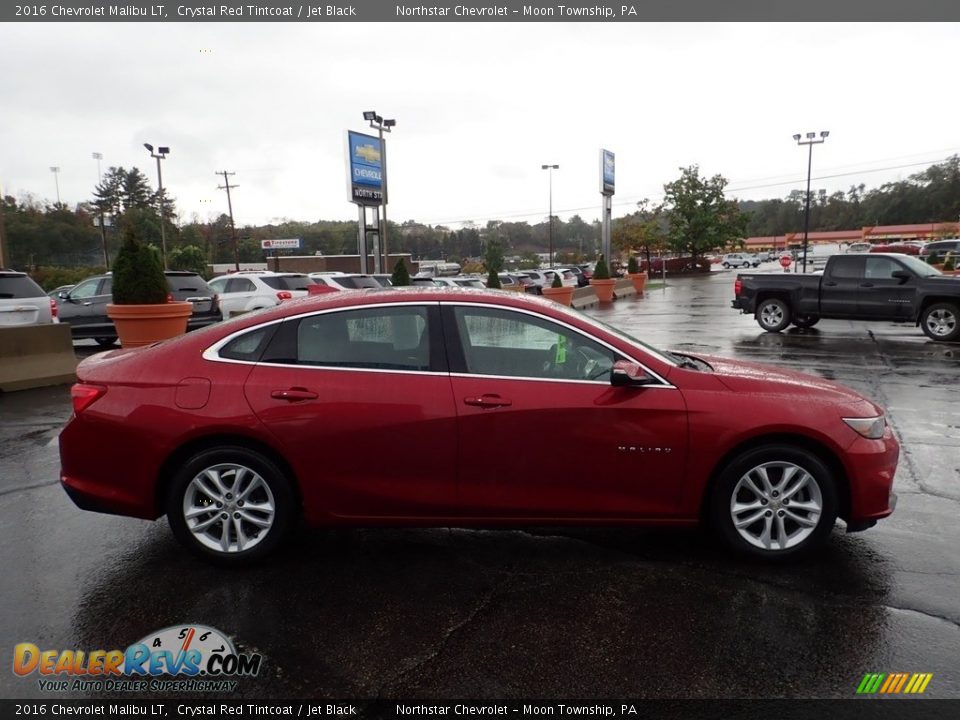 2016 Chevrolet Malibu LT Crystal Red Tintcoat / Jet Black Photo #10