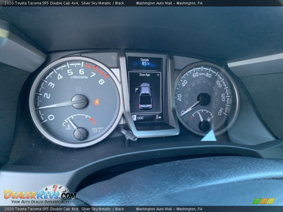 2020 Toyota Tacoma SR5 Double Cab 4x4 Silver Sky Metallic / Black Photo #21