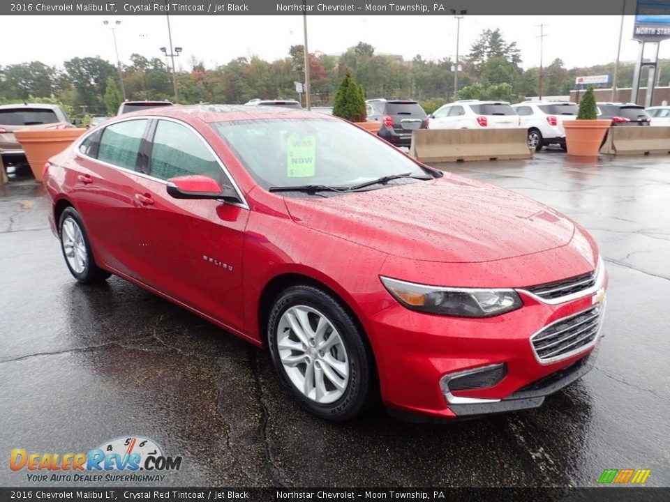 2016 Chevrolet Malibu LT Crystal Red Tintcoat / Jet Black Photo #11