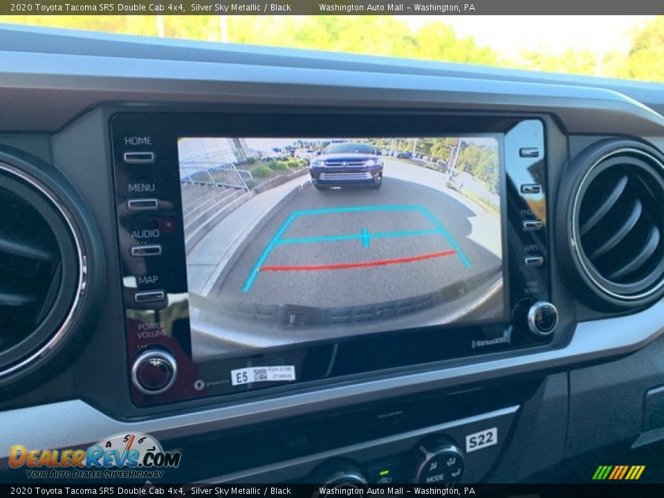 2020 Toyota Tacoma SR5 Double Cab 4x4 Silver Sky Metallic / Black Photo #24