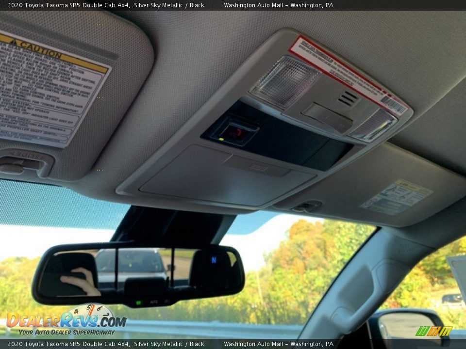 2020 Toyota Tacoma SR5 Double Cab 4x4 Silver Sky Metallic / Black Photo #25