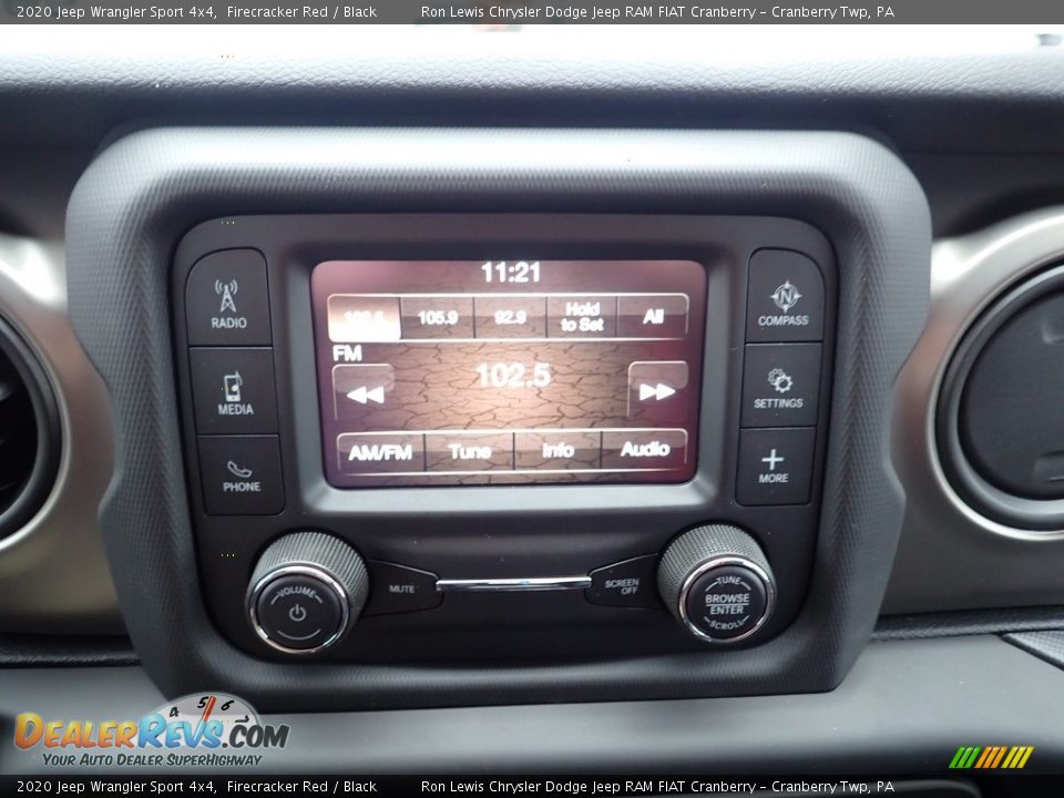 Controls of 2020 Jeep Wrangler Sport 4x4 Photo #16