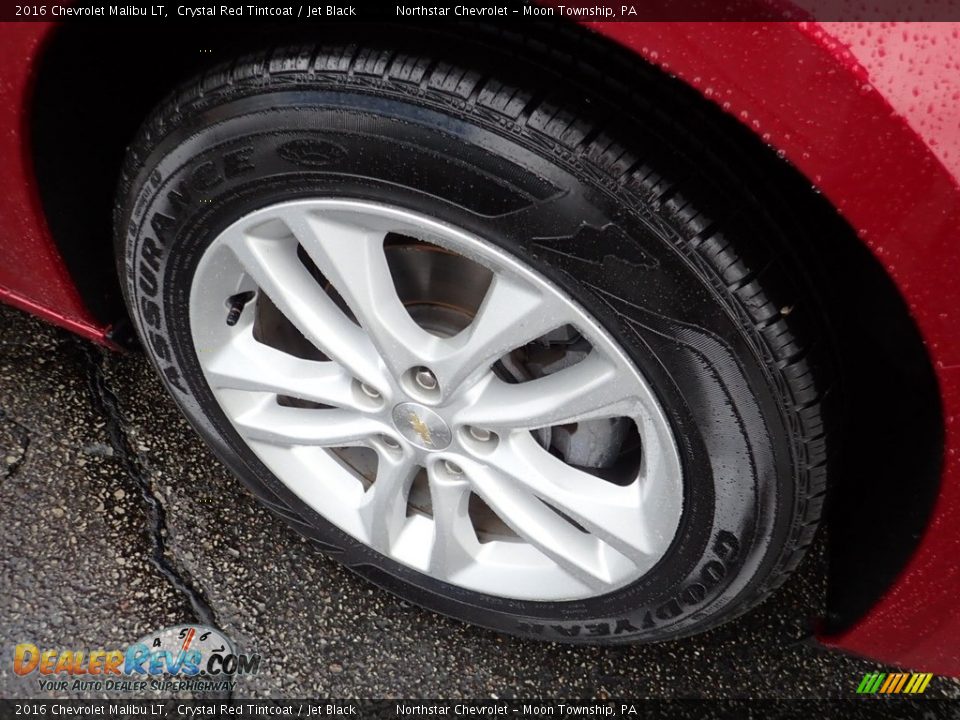 2016 Chevrolet Malibu LT Crystal Red Tintcoat / Jet Black Photo #14