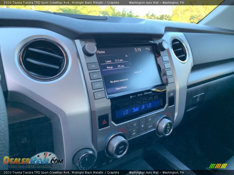 Controls of 2020 Toyota Tundra TRD Sport CrewMax 4x4 Photo #5