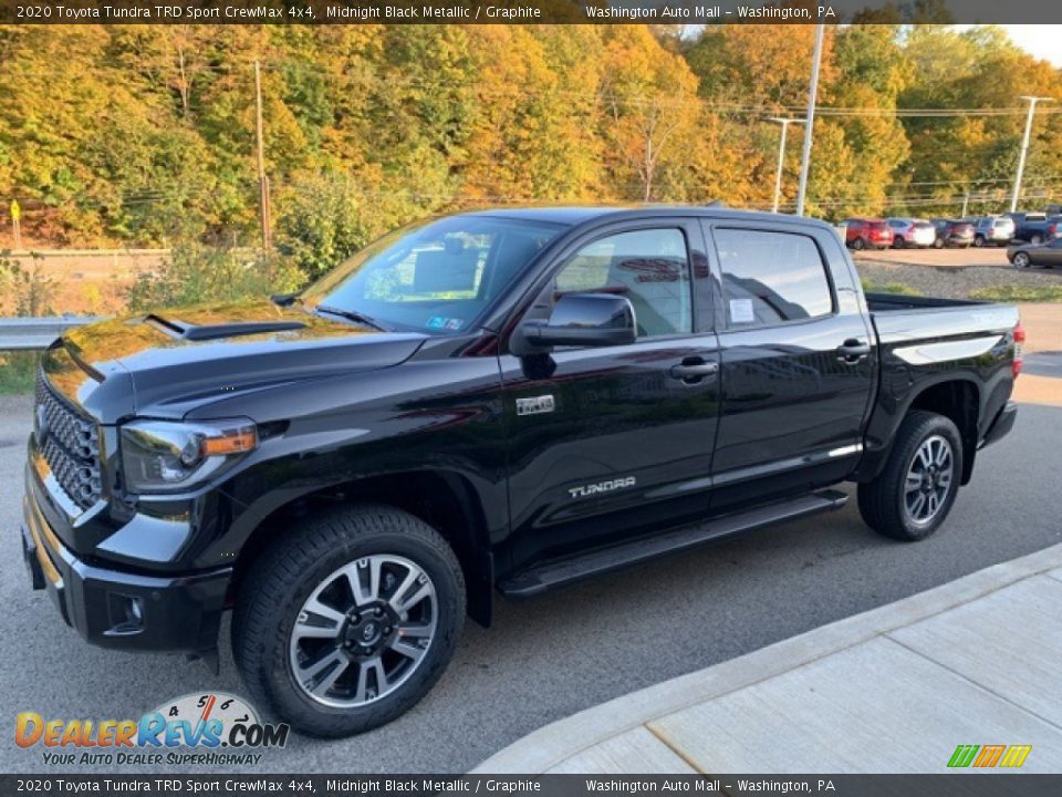Midnight Black Metallic 2020 Toyota Tundra TRD Sport CrewMax 4x4 Photo #6