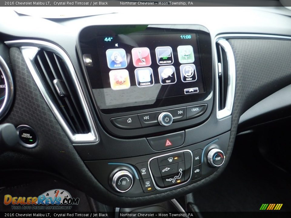 2016 Chevrolet Malibu LT Crystal Red Tintcoat / Jet Black Photo #27