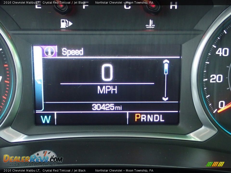2016 Chevrolet Malibu LT Crystal Red Tintcoat / Jet Black Photo #29