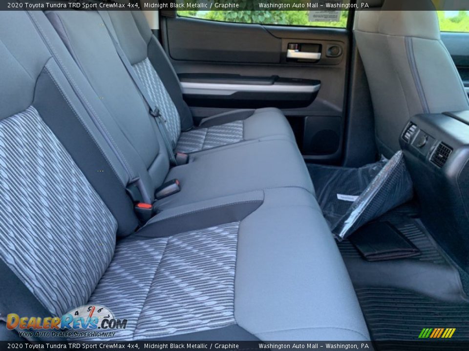 Rear Seat of 2020 Toyota Tundra TRD Sport CrewMax 4x4 Photo #13