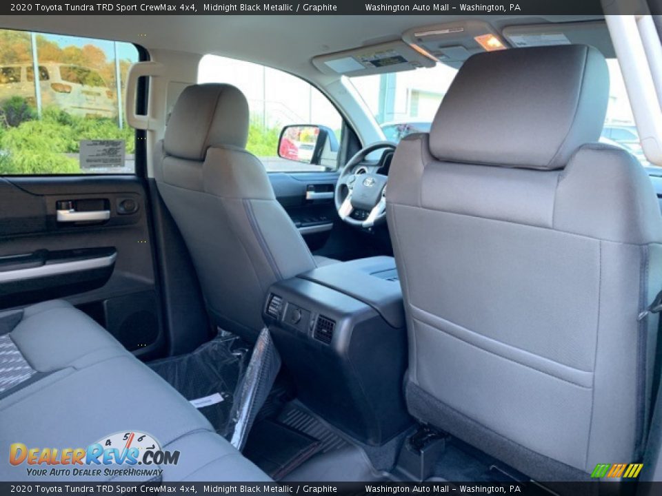 2020 Toyota Tundra TRD Sport CrewMax 4x4 Midnight Black Metallic / Graphite Photo #14