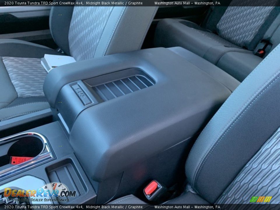 2020 Toyota Tundra TRD Sport CrewMax 4x4 Midnight Black Metallic / Graphite Photo #27