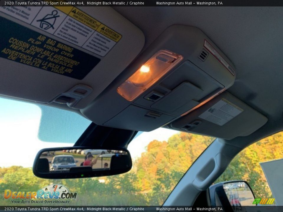 2020 Toyota Tundra TRD Sport CrewMax 4x4 Midnight Black Metallic / Graphite Photo #28
