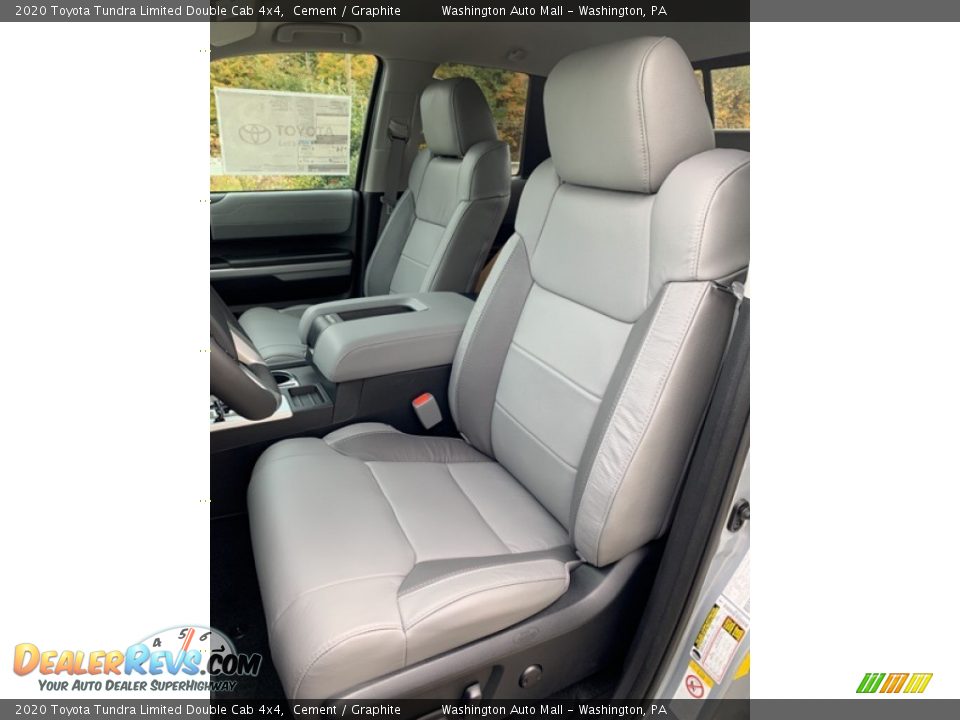 Front Seat of 2020 Toyota Tundra Limited Double Cab 4x4 Photo #11
