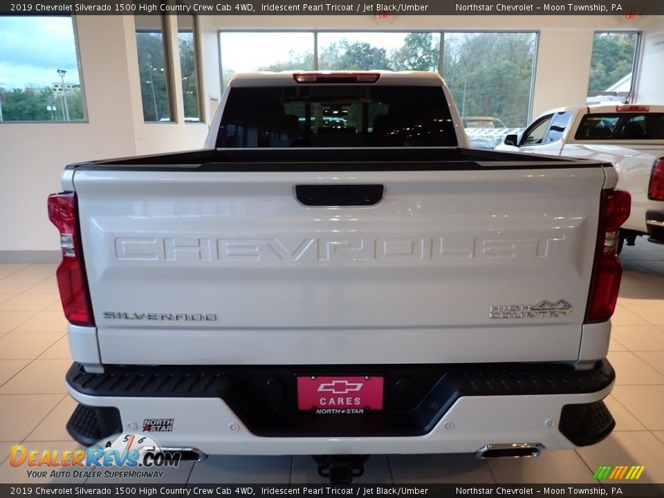 2019 Chevrolet Silverado 1500 High Country Crew Cab 4WD Iridescent Pearl Tricoat / Jet Black/Umber Photo #3