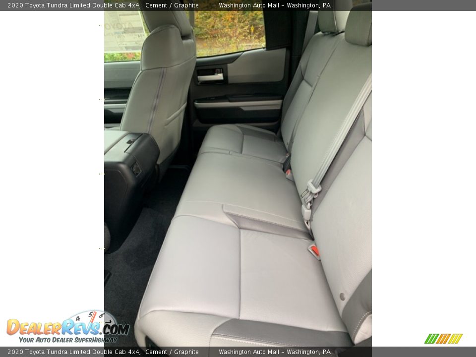 Rear Seat of 2020 Toyota Tundra Limited Double Cab 4x4 Photo #18