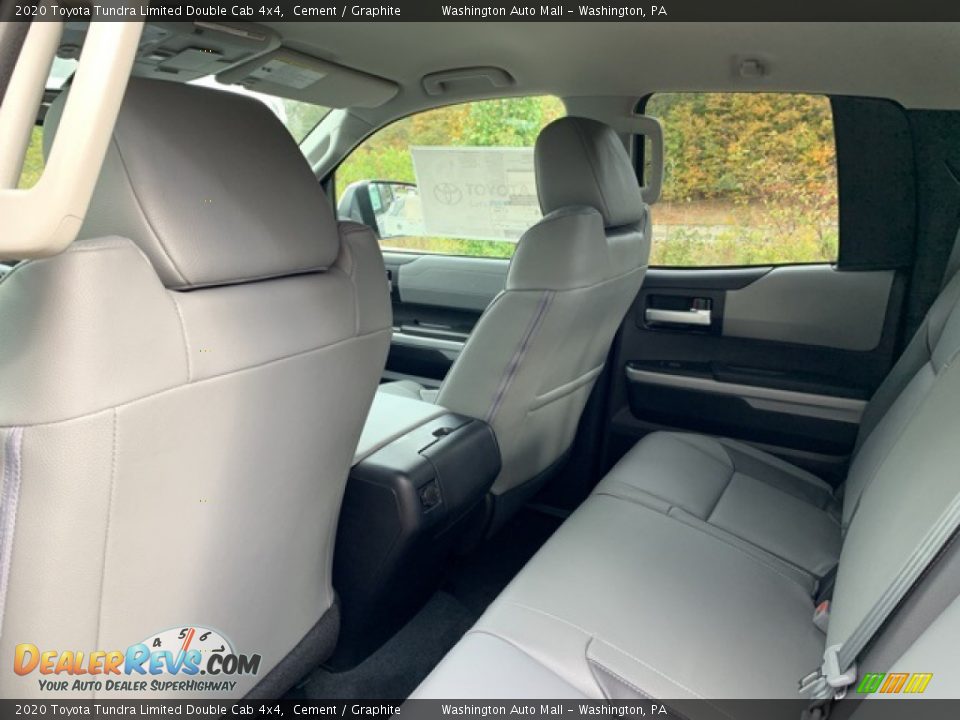 Rear Seat of 2020 Toyota Tundra Limited Double Cab 4x4 Photo #19