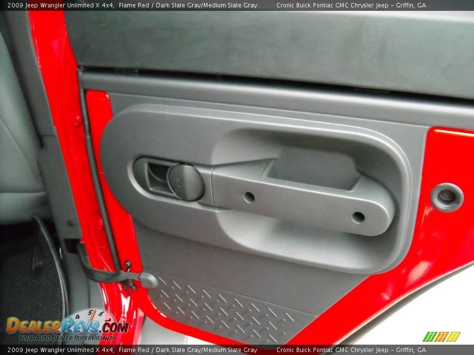 2009 Jeep Wrangler Unlimited X 4x4 Flame Red / Dark Slate Gray/Medium Slate Gray Photo #19