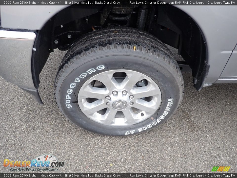 2019 Ram 2500 Bighorn Mega Cab 4x4 Billet Silver Metallic / Black/Diesel Gray Photo #2