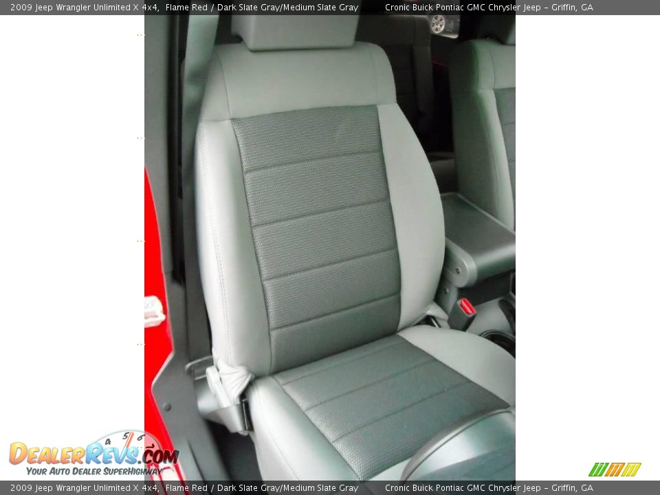 2009 Jeep Wrangler Unlimited X 4x4 Flame Red / Dark Slate Gray/Medium Slate Gray Photo #20