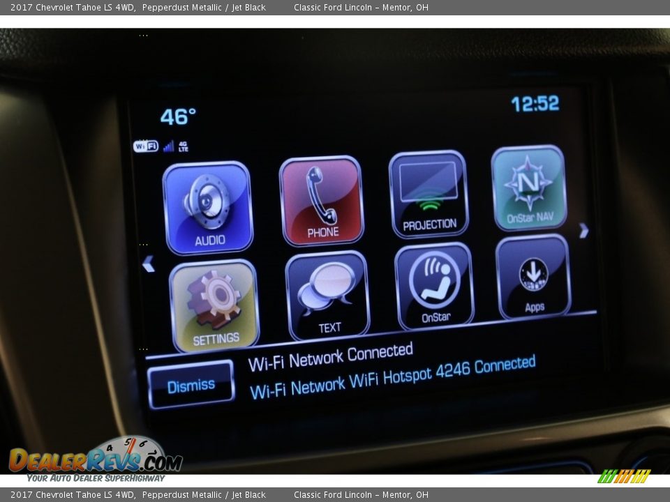 2017 Chevrolet Tahoe LS 4WD Pepperdust Metallic / Jet Black Photo #9