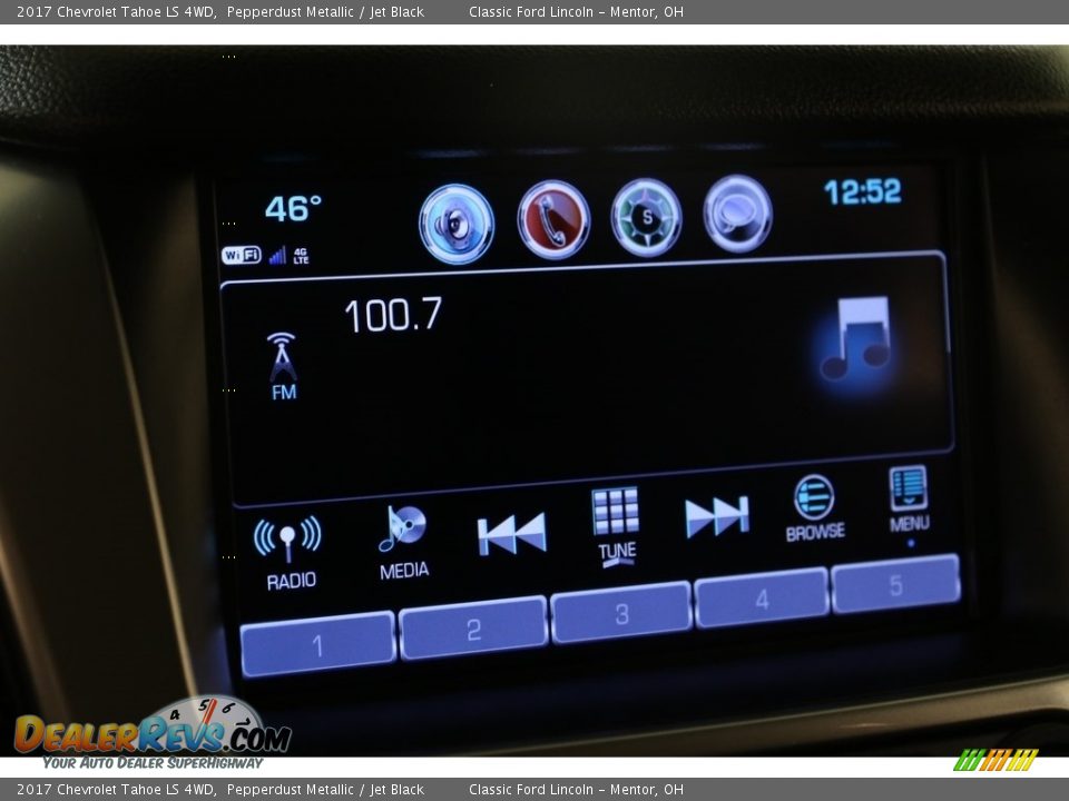 2017 Chevrolet Tahoe LS 4WD Pepperdust Metallic / Jet Black Photo #10