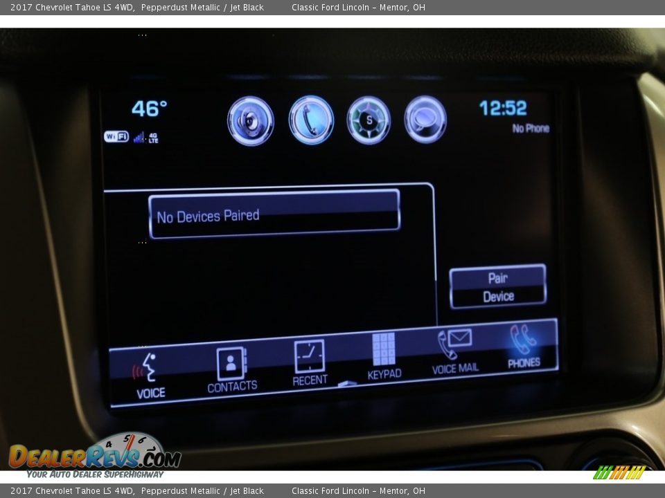 2017 Chevrolet Tahoe LS 4WD Pepperdust Metallic / Jet Black Photo #11