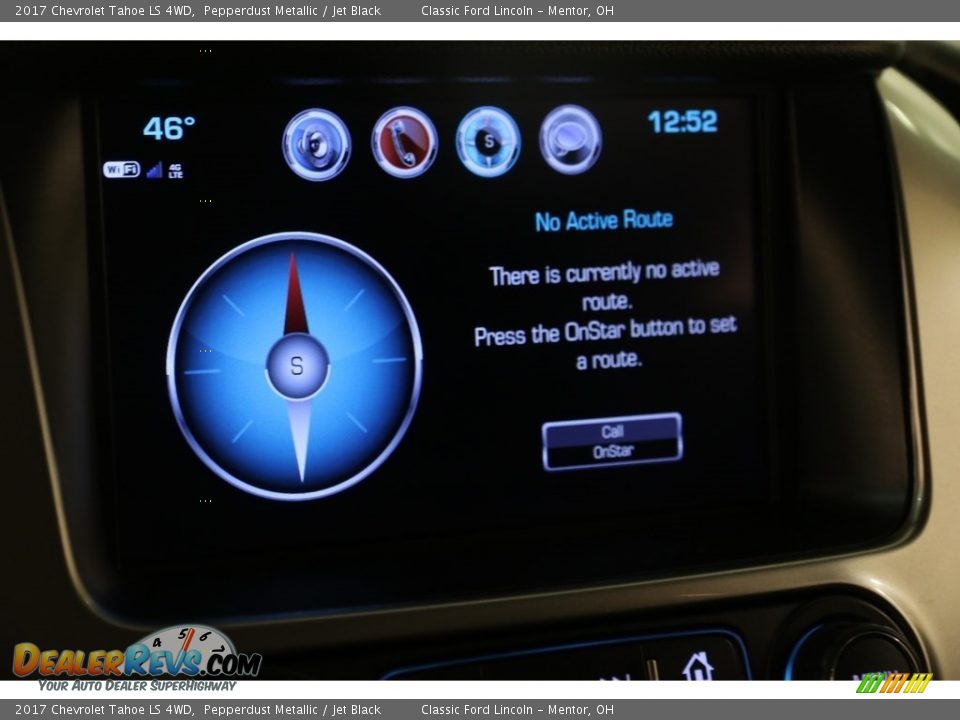 2017 Chevrolet Tahoe LS 4WD Pepperdust Metallic / Jet Black Photo #12