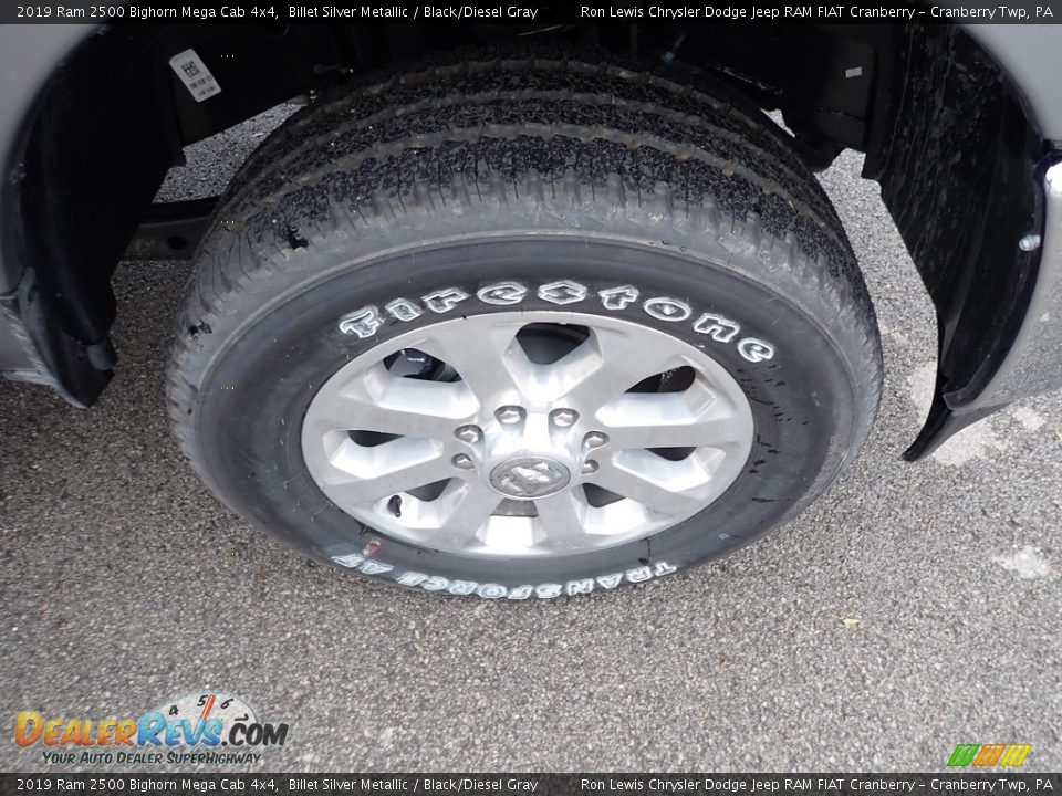 2019 Ram 2500 Bighorn Mega Cab 4x4 Billet Silver Metallic / Black/Diesel Gray Photo #10