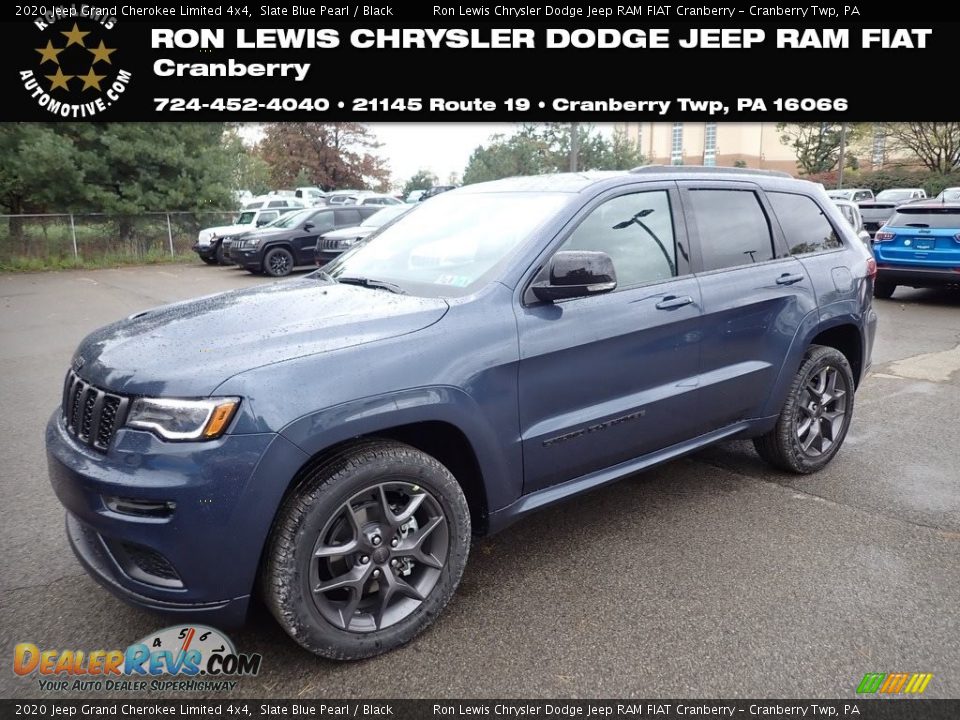 2020 Jeep Grand Cherokee Limited 4x4 Slate Blue Pearl / Black Photo #1