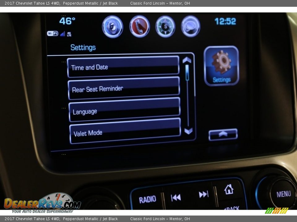 2017 Chevrolet Tahoe LS 4WD Pepperdust Metallic / Jet Black Photo #13