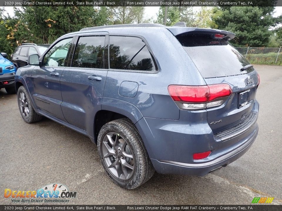 2020 Jeep Grand Cherokee Limited 4x4 Slate Blue Pearl / Black Photo #3