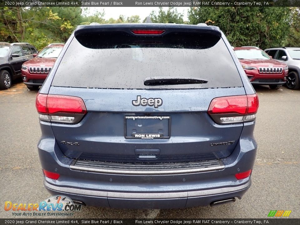 2020 Jeep Grand Cherokee Limited 4x4 Slate Blue Pearl / Black Photo #4