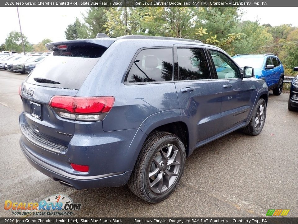 2020 Jeep Grand Cherokee Limited 4x4 Slate Blue Pearl / Black Photo #5