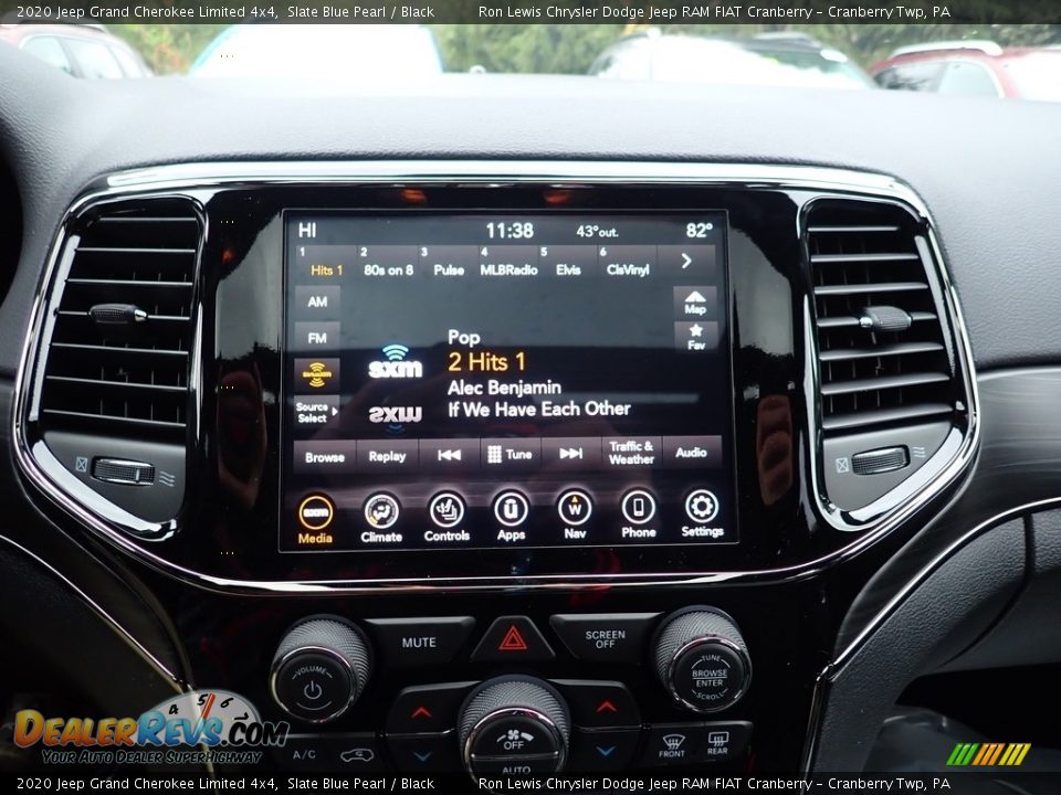 2020 Jeep Grand Cherokee Limited 4x4 Slate Blue Pearl / Black Photo #15