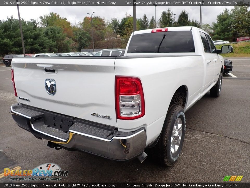 2019 Ram 2500 Bighorn Crew Cab 4x4 Bright White / Black/Diesel Gray Photo #5