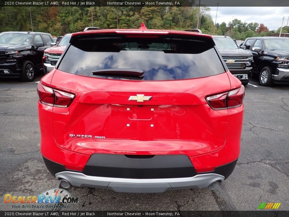 2020 Chevrolet Blazer LT AWD Red Hot / Jet Black Photo #4