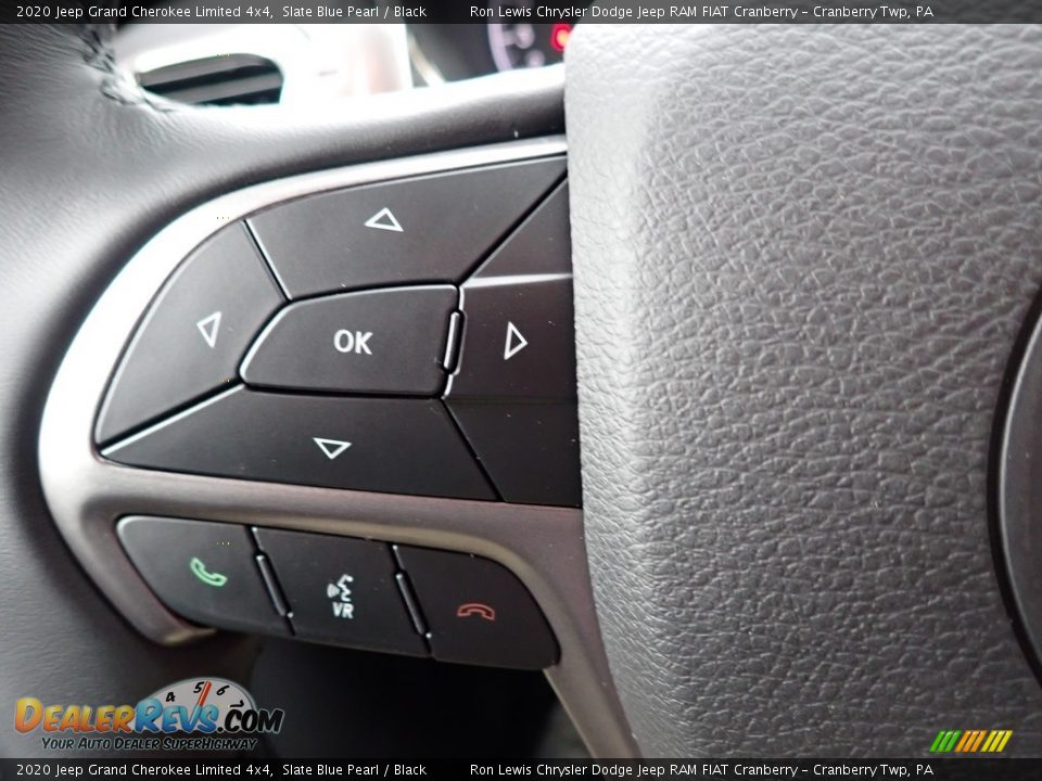 2020 Jeep Grand Cherokee Limited 4x4 Slate Blue Pearl / Black Photo #19