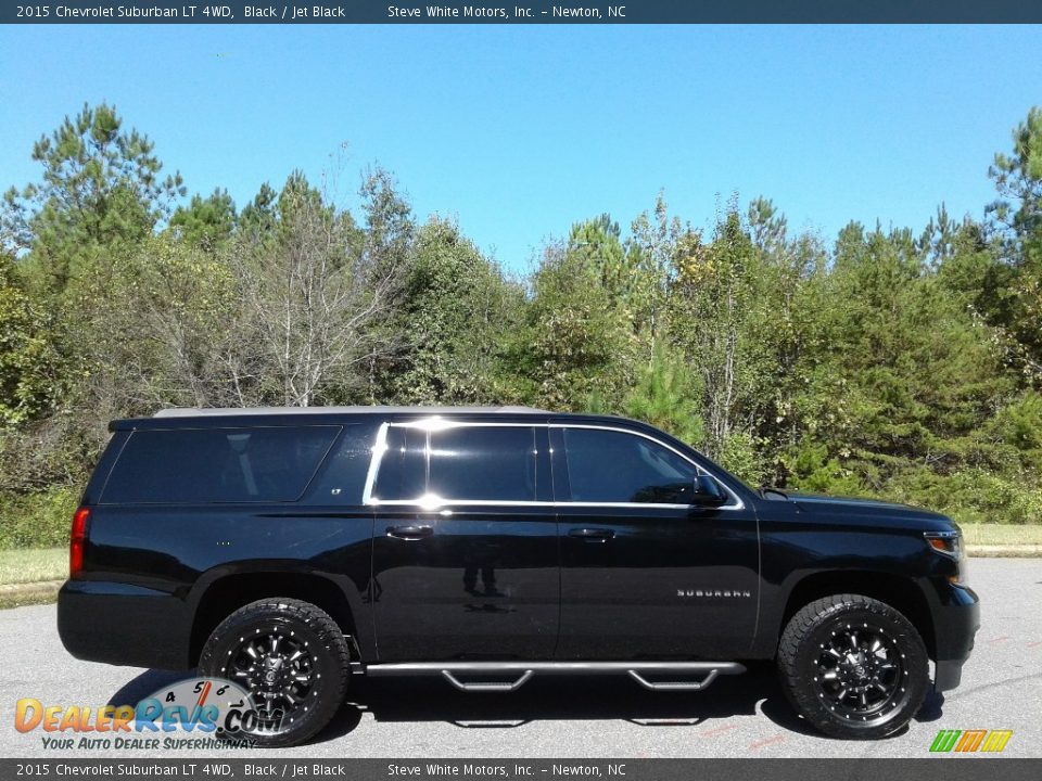 2015 Chevrolet Suburban LT 4WD Black / Jet Black Photo #5
