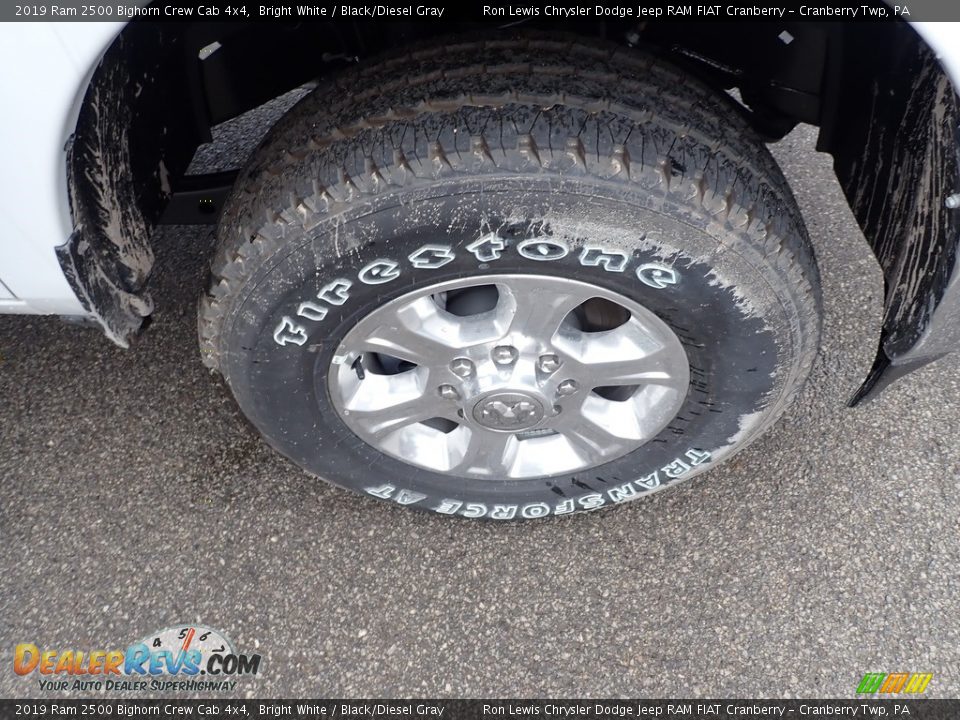 2019 Ram 2500 Bighorn Crew Cab 4x4 Bright White / Black/Diesel Gray Photo #9