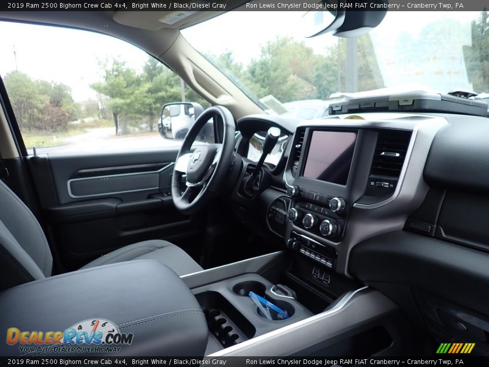 2019 Ram 2500 Bighorn Crew Cab 4x4 Bright White / Black/Diesel Gray Photo #11