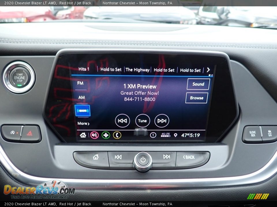 2020 Chevrolet Blazer LT AWD Red Hot / Jet Black Photo #16