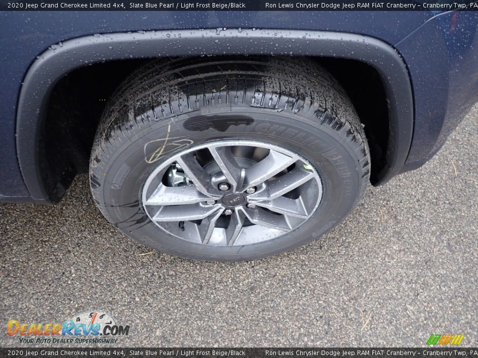 2020 Jeep Grand Cherokee Limited 4x4 Slate Blue Pearl / Light Frost Beige/Black Photo #9
