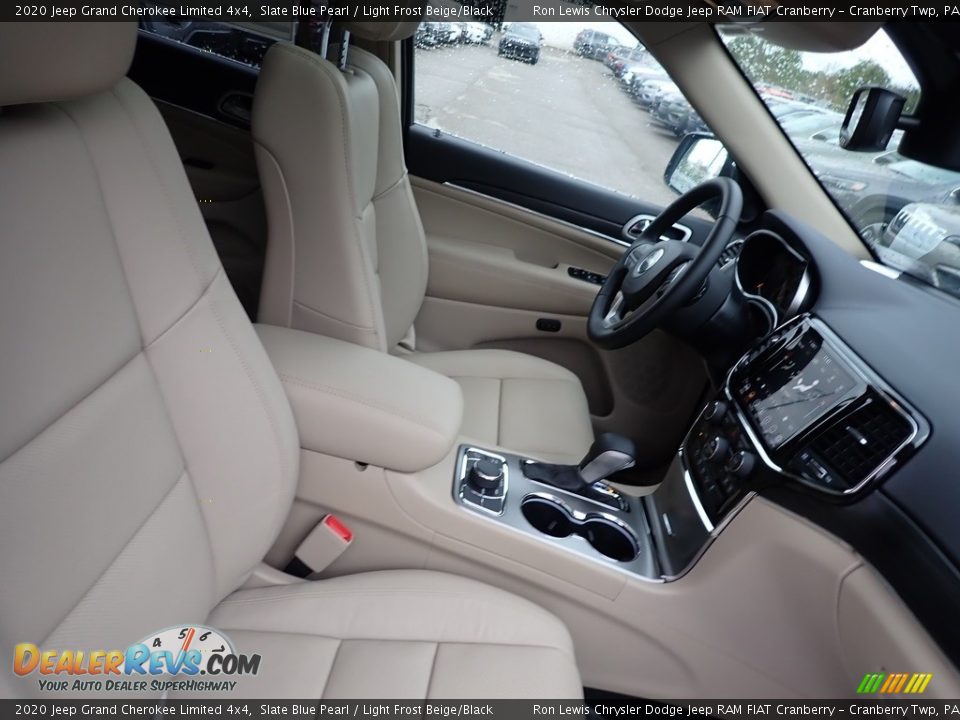 2020 Jeep Grand Cherokee Limited 4x4 Slate Blue Pearl / Light Frost Beige/Black Photo #10