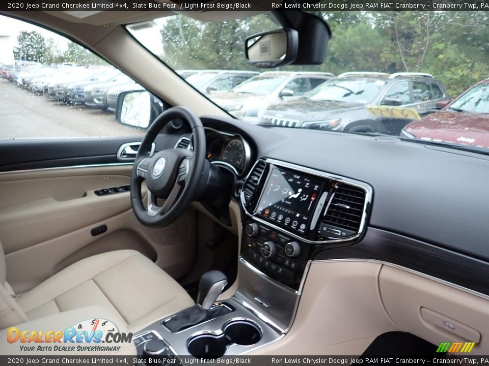 2020 Jeep Grand Cherokee Limited 4x4 Slate Blue Pearl / Light Frost Beige/Black Photo #11